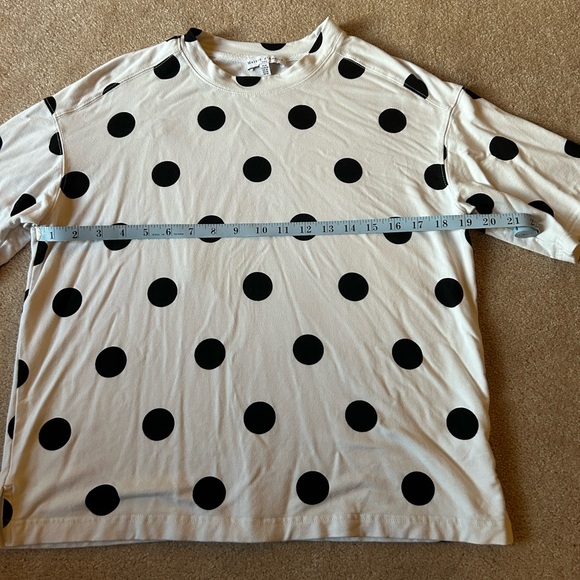 Maison d’Amélie Polkadot Short Sleeve Top - Picture 2 of 5